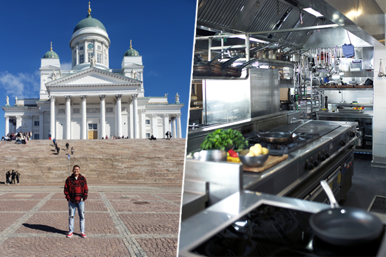 Filippiiniläinen kokki Suomessa