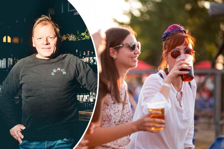 Anniskelu festareilla