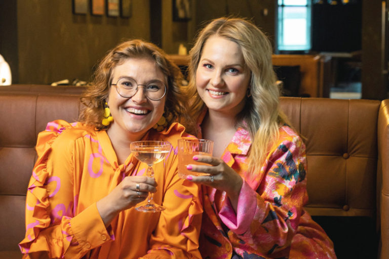 Melina Siimeslahti ja Johanna Wegelius